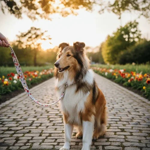 Floral 25in control leash