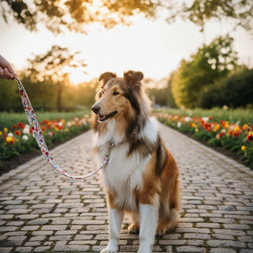 Floral 25in control leash